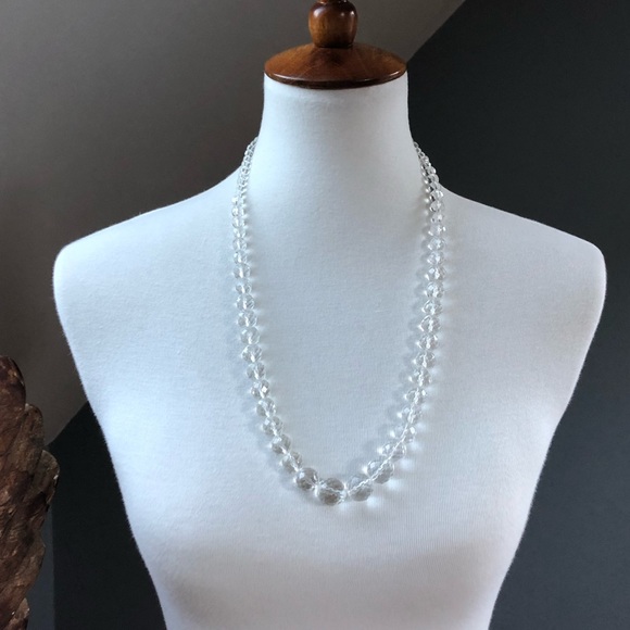 Old Hollywood Lux Crystal Necklace - Picture 4 of 11